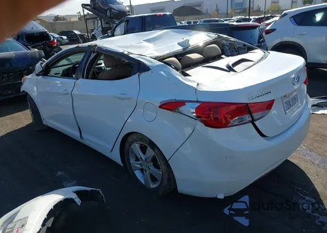2013 Hyundai Elantra Gls from USA, damaged, VIN 5NPDH4AE6DH268457